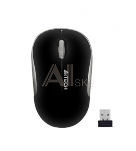 1146010 Мышь A4Tech V-Track G3-300N черный/серебристый оптическая (1200dpi) беспроводная USB для ноутбука (3but)