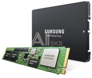 MZ1LB3T8HMLA-00007 SSD Samsung Enterprise , M.2, PM983, 3840GB, NVMe/PCIE 3.1 x4, R3000/W1400Mb/s, IOPS(R4K) 480K/42K, MTBF 2M, 1.3 DWPD, 22110, OEM, 3 years