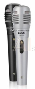 961304 Микрофон проводной BBK CM215 2.5м черный/серебристый