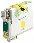 690128 Картридж струйный Cactus CS-EPT0734 T0734 желтый (11.4мл) для Epson Stylus С79/C110/СХ3900/CX4900/CX5900/CX7300/CX8300/CX9300