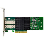 11066924 ORIENT XWT-INT520PE8 2SFP+, Сетевая карта PCI-Ex8 v2.0 2xSFP+ 10Gbps Server NIC, Intel 82599ES chipset, 10/1 Гбит/с, 2 планки крепления в комплекте (3