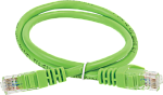 1000382499 Коммутационный шнур (патч-корд), кат.5Е UTP, 1м, зеленый