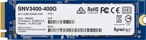 SNV3400-400G SSD Synology SNV3000 Series PCIe 3.0 x4 ,M.2 2280, 400GB, R3100/W550 Mb/s, IOPS 205K/40K, MTBF 1,8M