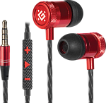 1000523021 Defender Гарнитура для смартфонов Pollaxe черный + красный, кабель 1,2 м