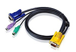 1249501 Кабель SPHD15-VGA PS2 6M 2L-5206P ATEN
