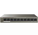 1000790230 TEF1110P-8-63W - это неуправляемый 8 портовый коммутатор PoE с 2 портами восходящего канала, независимо разработанный Tenda. Соответствуя стандартам