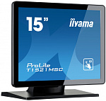 387949 Монитор Iiyama 15" T1521MSC-B1 черный TN LED 8ms 4:3 M/M матовая 800:1 370cd 170гр/160гр 1024x768 D-Sub HD READY USB Touch 3.5кг