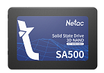 NT01SA500-1T0-S3X SSD Netac SA500 1TB 2.5 SATAIII 3D NAND, R/W up to 530/475MB/s, TBW 480TB, 3y wty