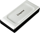 1000646421 Твердотельный накопитель/ Kingston External SSD XS2000, 500GB, Type-C, USB 3.2 Gen 2x2, R/W 2000/2000MB/s, IP55, 70x33x14mm, Silver (5 лет)
