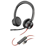 4343117044 Poly BlackWire 8225-M Проводная гарнитура с активным шумоподавлением USB A