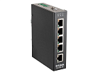 D-Link DIS-100E-5W/A1A, L2 Unmanaged Industrial Switch with 5 10/100Base-TX ports.1K Mac address, 802.3x Flow Control, Stand-alone, Auto MDI/MDI-X for
