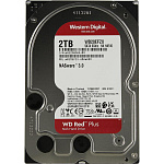 1000696628 Жесткий диск/ HDD WD SATA3 2Tb NAS Red Plus 5400 128Mb 1 year warranty