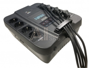 1456259 Источник бесперебойного питания Powercom Spider SPD-550U LCD USB 330Вт 550ВА черный
