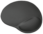 16977 Trust Mouse PAD Bigfoot, 236x205mm, Microfiber, Material inside - Gel, Black [16977]