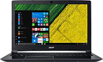 1082145 Ноутбук Acer Aspire 7 A715-72G-78UY Core i7 8750H/8Gb/1Tb/SSD128Gb/nVidia GeForce GTX 1050 Ti 4Gb/15.6"/FHD (1920x1080)/Windows 10 Home/black/WiFi/BT/
