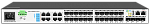 SNR-S3850G-24FX Управляемый коммутатор уровня 3, 16 портов 100/1000BaseX SFP, 8 Combo портов GE, 4 порта 1/10G SFP+, RPS DC 12V