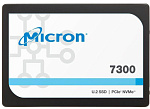 1000560764 Твердотельный накопитель Micron SSD 7300 PRO, 7680GB, U.2(2.5" 7mm), NVMe, PCIe 3.0 x4, 3D TLC, R/W 3000/1900MB/s, IOPs 520 000/85 000, TBW 22400,