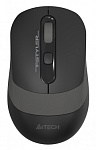 1204030 Мышь A4Tech Fstyler FG10S черный/серый оптическая (2000dpi) silent беспроводная USB для ноутбука (4but)