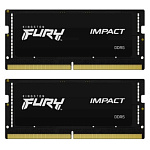 11066461 Память оперативная/ Kingston 64GB 4800MT/s DDR5 CL38 SODIMM (Kit of 2) FURY Impact PnP