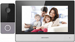 1387110 Комплект домофона Hikvision DS-KIS603-P(C) серебристый