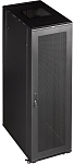 Шкаф Шкаф 19" Business, 42U 800x1200, черный, передняя дверь стекло, задняя дверь распашная металл