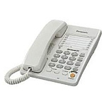 129262 Panasonic KX-TS2363RUW (белый) {однокноп.набор 20 ном., спикерфон, автодозвон}