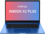 1896477 Ноутбук Infinix Inbook X2 Plus XL25 Core i3 1115G4 8Gb SSD256Gb Intel UHD Graphics 15.6" IPS FHD (1920x1080) Windows 11 Home 64 blue WiFi BT Cam (7100