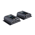 2151185502 Удлинитель HDMI по витой паре CAT6 до 50 м с ИК, передатчик с проходным HDMI Lenkeng LKV372EDID