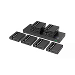 2322574257 Разветвитель-удлинитель 1*8 HDMI по витой паре CAT6/7 до 40/70 м, 4K, RS232, ИК Lenkeng LKV728P