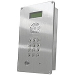 JR309-FK-LCD-SIP, клавиатура, врезной, PoE, без БП, стальной, экран