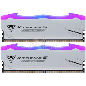 Память DDR5 2x16GB 6000MHz Patriot PVXR532G60C30KM Viper Xtreme 5 RGB RTL Gaming PC5-48000 CL30 DIMM 288-pin 1.35В с радиатором Ret