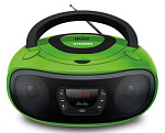 1047725 Аудиомагнитола Hyundai H-PCD260 зеленый/черный 4Вт/CD/CDRW/MP3/FM(dig)/USB/SD/MMC/microSD