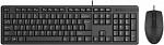 1988375 Клавиатура + мышь A4Tech KR-3330 клав:черный мышь:черный USB