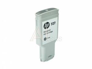 375406 Картридж струйный HP 727 F9J80A серый (300мл) для HP DJ T1500/T1530/T2530/T920/T930