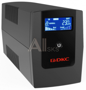 1000688064 Линейно-интерактивный ИБП ДКС серии Info LCD, 1500 ВА/900 Вт, 1/1, 3xSchuko, USB + RJ45, LCD, 2x8Aч