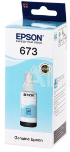 Картридж EPSON Light Cyan для L800 70ml (светло-голубой) (C13T67354A)