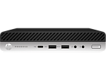 4HM76EA#ACB HP ProDesk 600 G4 Mini Core i7-8700T 2.4GHz,8Gb DDR4-2666(1),1Tb 7200,WiFi+BT,USB kbd+mouse,Stand,DisplayPort,3y,Win10Pro