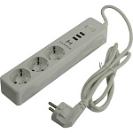 1889944 Harper Сетевой фильтр с USB зарядкой UCH-315 White (3 роз.,1,5м., 3xUSB., (3680W)16А) {H00002825}