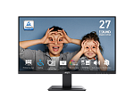 9S6-3PB4CH-230 MSI PRO MP273U 27" 16:9 UHD(3840x2160) IPS Flat,4ms(GTG),1000:1,100M:1,300nit,178/178,2xHDMI 2.0,DP 1.4,Speaker,60Hz,Black,1y w-ty