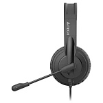 11042727 A4Tech HS-11 черный 2м накладные оголовье (HS-11/3.5MM PLUG/BLACK)
