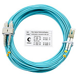 11053437 Cabeus FOP-50-LC-SC-15m Шнур оптический duplex LC-SC 50/125 mm OM3 15м LSZH