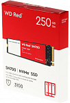 Накопитель SSD WD PCIe 3.0 x4 250GB WDS250G1R0C Red SN700 M.2 2280
