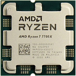 1940003 CPU AMD Ryzen 7 7700X BOX (100-100000591WOF) {4,50GHz, Turbo 5,40GHz, RDNA 2 Graphics AM5}