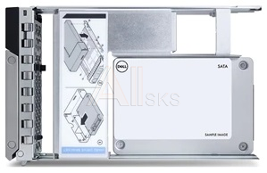 345-BBED SSD DELL 1.92TB LFF (2.5" in 3.5" carrier) SATA Read Intensive 6Gbps, 512e, Hot Plug, For 14G Servers