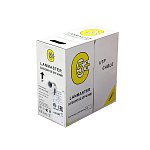 LAN-5EUTP-LSZH-GY Кабель LANMASTER UTP, 4 пары, кат. 5Е, 350Mhz, LSZH, серый, 305 м