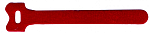 LAN-VCM125-RD Хомут-липучка 125мм, 20 шт., красный