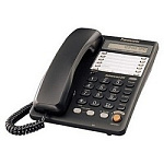 175994 Panasonic KX-TS2365RUB (черный) {16-зн ЖКД, однокноп.набор 20 ном., автодозвон, спикерфон }