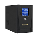 292769 ИБП ExeGate Power Smart ULB-650.LCD.AVR.1SH.2C13 <650VA/360W, LCD, AVR,1*Schuko+2*C13, металлический корпус, Black>
