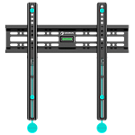 FM2-B ONKRON кронштейн для телевизора 32"-65" фиксированный, чёрный FM2