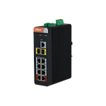 DH-IS4210-8GT-120 Коммутатор Dahua 8-портовый гигабитный управляемый с PoE, промышленное исполнение. Порты: 8 RJ45 10/100/1000Мбит/с (PoE/PoE+/Hi-PoE/IEEE802.3bt), 2 SF